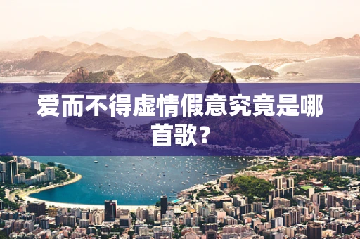 爱而不得虚情假意究竟是哪首歌？