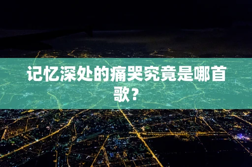 记忆深处的痛哭究竟是哪首歌？