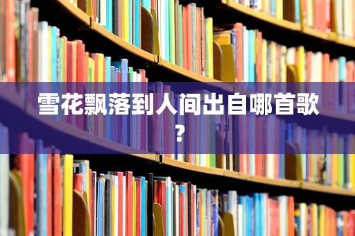 雪花飘落到人间出自哪首歌？
