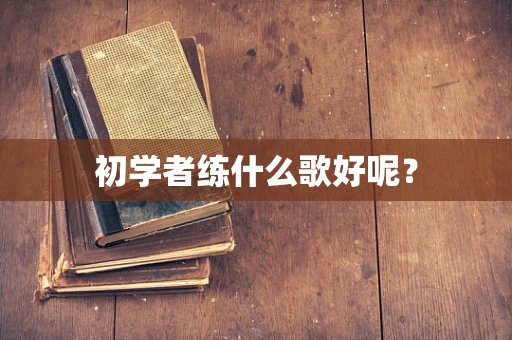 初学者练什么歌好呢？