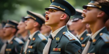 男生军训表演唱什么歌好听？