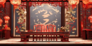 为什么结婚要坐歌堂对面？
