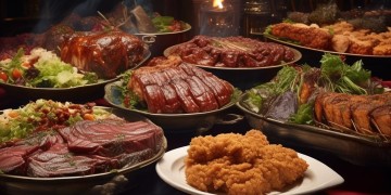 胡歌在里究竟吃了什么肉？