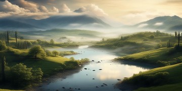 山水相依共度朝夕出自哪首歌？